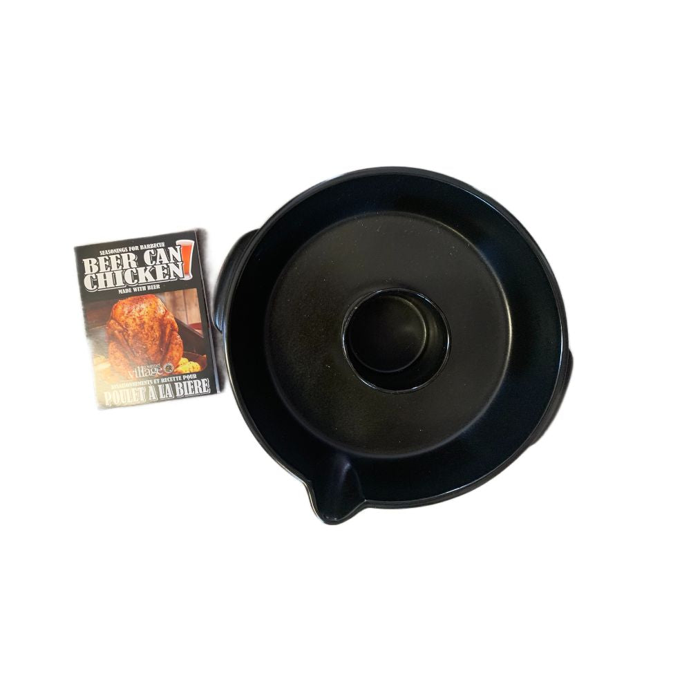 Flame Proof Roaster for Beer Can Chicken