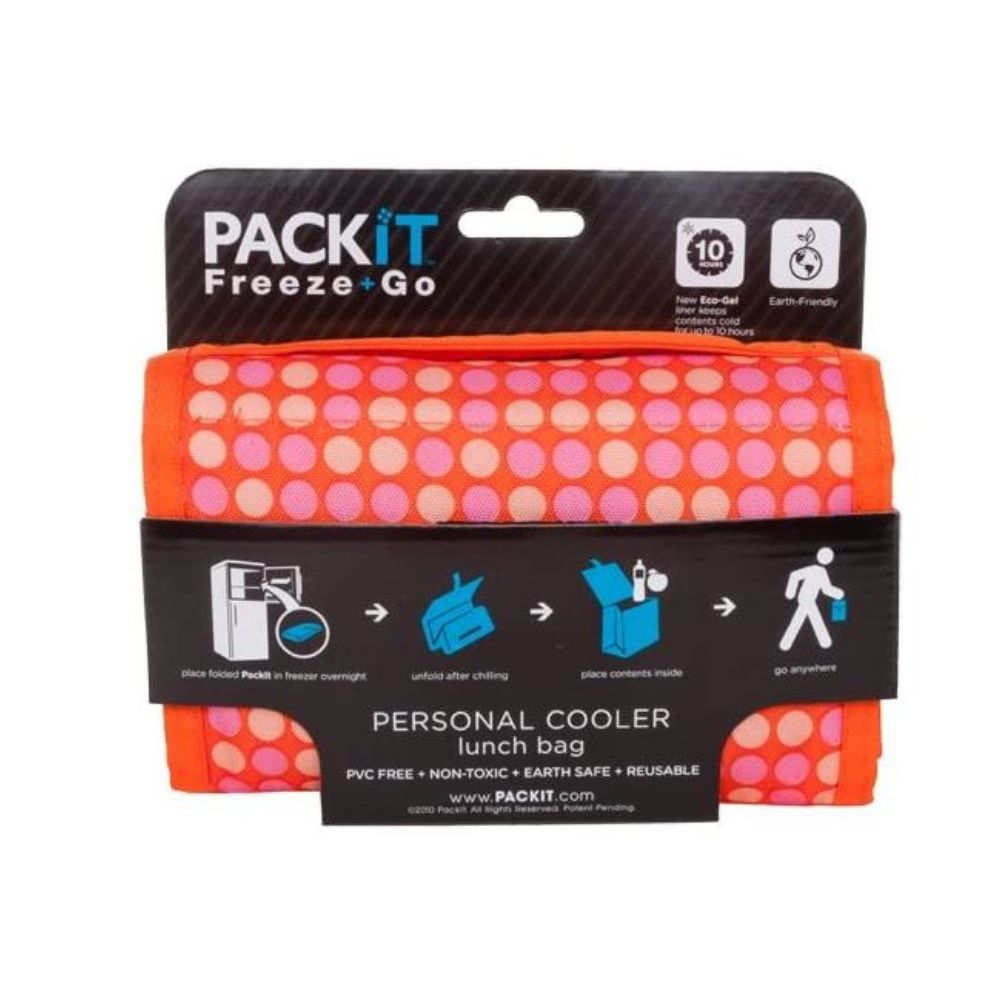 PackIt Freezable Lunch Bag, Polka Dot