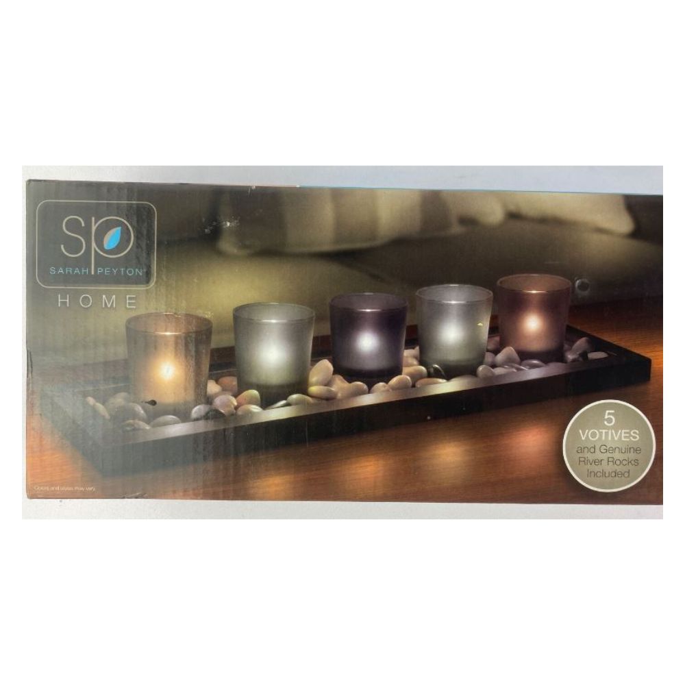 Sarah Peyton 5 Piece Votive Candle Set