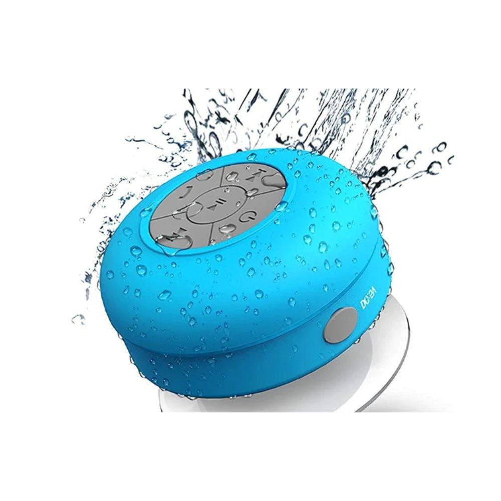 Bluetooth Wireless Waterproof FM Radio Shower Speaker Support All Smartphone & Android Mobile (Multicolor)