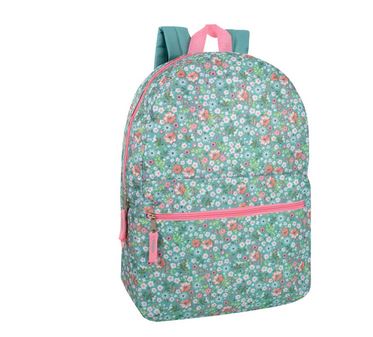 Girls Printed 17" Lightweight Backpack