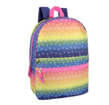 Girls Printed 17" Lightweight Backpack